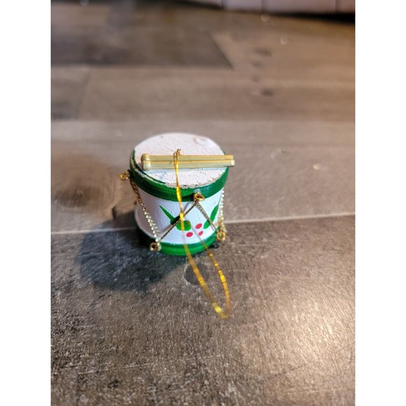 Drummer drum Mistletoe star Green ornament xmas - Picture 5 of 6